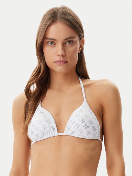 Guess Góra od bikini E5GJ13 MC040 Biały. Białe bikini Guess, l, z aplikacjami, z syntetyku. Za 179.99 zł.