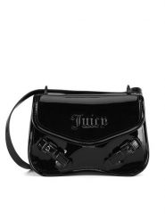 Juicy Couture Torebka BIJXT5644WVP Czarny. Czarne listonoszki damskie Juicy Couture, bez wzorów, z tworzywa sztucznego, bez dodatków. Za 289.99 zł.