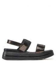Lasocki Sandały ARC-4884-01 Czarny. Czarne sandały damskie Lasocki, bez wzorów, ze skóry, bez obcasa, na koturnie, bez zapięcia. Za 179.99 zł.
