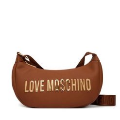 Torebka LOVE MOSCHINO. Brązowe listonoszki damskie Love Moschino, bez wzorów, bez dodatków. Za 728.99 zł.