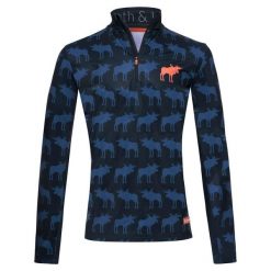 Bluza narciarska Męska Gareth & Lucas Eighty. Niebieskie bluzy sportowe męskie GARETH & LUCAS, na zimę, m, bez wzorów, z elastanu, bez kaptura, narciarskie. Za 229.99 zł.