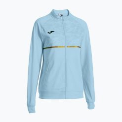 Bluza do biegania damska Joma Record III Full Zip. Niebieskie bluzy damskie Joma, xs, bez wzorów, sportowe, bez ramiączek, bez kaptura. Za 139.99 zł.