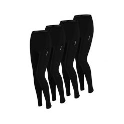 Legginsy termiczne, bielizna termoaktywna damska, 4 sztuki. Czarna legginsy damskie Xtreme, l, bez wzorów, z materiału, do biegania. Za 358.45 zł.