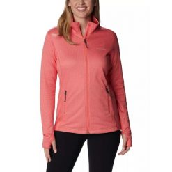 Damska bluza polarowa Columbia Park View Grid Fleece z pełnym zamkiem błyskawicz. Czarne bluzy damskie Columbia, na zimę, xl, bez wzorów, z polaru, sportowe, bez ramiączek, bez kaptura. Za 329.00 zł.