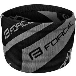 Chusta wielofunkcyjna dla dorosłych sportowa Force Step zimowa. Czarne szaliki męskie FORCE, bez wzorów. Za 39.90 zł.