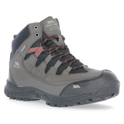 Wodoodporne buty trekkingowe Trespass Finley. Brązowe trekkingi męskie Trespass, z materiału, bez zapięcia. Za 339.99 zł.