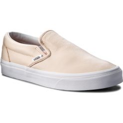 Tenisówki VANS - Classic Slip-On VN0A38F7U7I (Lurex Gore) Sand Dollar. Brązowe trampki i tenisówki damskie Vans, bez wzorów, z gumy, bez zapięcia. W wyprzedaży za 239.00 zł.