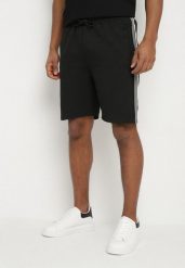 Czarne Szorty Dresowe z Wiązaniem Napirisa. Czarne szorty męskie Born2be, z aplikacjami, z dresówki. Za 39.99 zł.