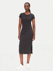 BOSS Sukienka codzienna 50536979 Czarny Regular Fit. Czarne sukienki damskie Boss, na co dzień, s, bez wzorów, z bawełny, bez kołnierzyka, bez ramiączek, proste. Za 309.99 zł.