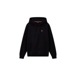 Bluza z kapturem Napapijri B-Badge H. Czarne bluzy męskie Napapijri, m, bez wzorów, z kapturem. Za 369.00 zł.