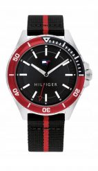 Zegarek Tommy Hilfiger Zegarek Męski Tommy Hilfiger 1792010 ( 43 mm). Zegarki męskie Tommy Hilfiger, bez wzorów. Za 485.65 zł.