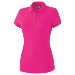 Koszulka polo Erima Teamsports w kolorze różowym. Czerwone bluzki damskie Erima, m, bez wzorów, z bawełny, klasyczne, bez kołnierzyka, bez ramiączek. Za 254.99 zł.