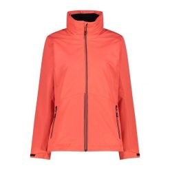 Kurtka damska turystyczna CMP 32Z1436D. Czerwone kurtki sportowe damskie CMP, s, bez wzorów, bez ramiączek, bez kaptura, trekkingowe. W wyprzedaży za 475.99 zł.