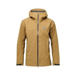 Kurtka wodoodporna Black Diamond Highline Stretch. Brązowe kurtki męskie Black Diamond, m, bez wzorów, bez kaptura. W wyprzedaży za 1,443.85 zł.