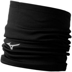 Komin Mizuno Warmalite Triwarmer. Czarne szaliki męskie Mizuno, bez wzorów, z elastanu. Za 94.99 zł.
