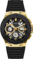 Zegarek Guess Zegarek męski Guess GW0487G5 czarny. Czarne zegarki męskie Guess, z aplikacjami. Za 799.00 zł.