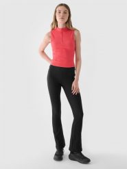 4F Legginsy dzianinowe damskie - czarne S. Czarne legginsy damskie 4F, bez wzorów, z dzianiny. W wyprzedaży za 79.99 zł.