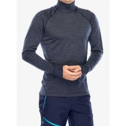 Bluza termoaktywna męska Houdini Activist Turtleneck. Szare bluzy męskie Houdini, na zimę, l, bez wzorów, sportowe, bez ramiączek, bez kaptura. Za 403.99 zł.