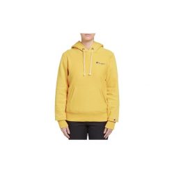 Bluza dresowa damska Champion Small Script Logo. Żółte bluzy damskie Champion, xs, bez wzorów, z bawełny, bez ramiączek, bez kaptura. Za 207.00 zł.