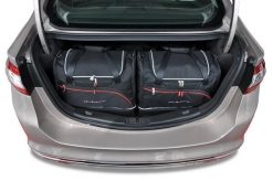 Torby Do Bagażnika Ford Mondeo Limousine 2014-2021 5Szt Kjust. Czarne torby podróżne damskie KJUST, bez wzorów, z kauczuku. Za 1,642.00 zł.