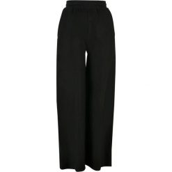 Spodnie dresowe Urban Classics Straight Rib Terry. Czarne spodnie materiałowe damskie Urban Classics, bez wzorów, z dresówki, eleganckie, długie. Za 198.50 zł.