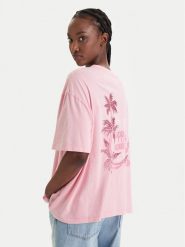 Roxy T-Shirt Talloversize Washed ERJZT06081 Różowy Oversize. Czerwone t-shirty damskie Roxy, m, bez wzorów, z bawełny, bez kołnierzyka, bez ramiączek. Za 149.99 zł.