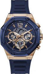 Zegarek Guess Zegarek męski Guess GW0263G2 niebieski. Niebieskie zegarki męskie Guess, z aplikacjami. Za 962.00 zł.