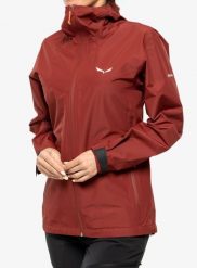 Kurtka przeciwdeszczowa damska Salewa Puez Aqua 4 PTX 2.5L Jacket. Czerwone kurtki sportowe damskie Salewa, l, bez wzorów, z materiału, bez ramiączek, bez kaptura, trekkingowe. Za 582.60 zł.