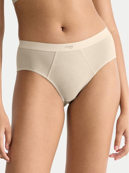 Sloggi Figi klasyczne Ever Ease 10219600 Beżowy. Brązowe majtki damskie Sloggi, z bawełny. Za 39.99 zł.