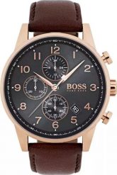 Zegarek Hugo Boss ZEGAREK MĘSKI HUGO BOSS 1513496 - NAVIGATOR (zh010b). Zegarki męskie Hugo Boss, bez wzorów. Za 544.05 zł.