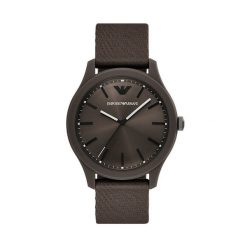 Zegarek Emporio Armani. Brązowe zegarki męskie Emporio Armani, bez wzorów. Za 979.99 zł.