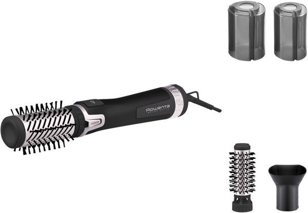Rowenta Brush Activ' Dry & Style CF9550 Szczotka z gorącym powietrzem Ciepły Czarny 1000 W 1,8 m. Lokówki ROWENTA. Za 260.42 zł.