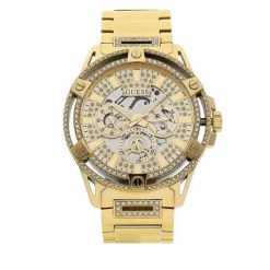 Zegarek Guess. Żółte zegarki męskie Guess, z aplikacjami, złote. Za 949.99 zł.