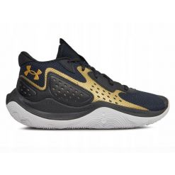 Obuwie Sportowe Do Koszykówki Under Armour Ua Jet '23 11,5/1. Czarne obuwie sportowe damskie Under Armour, bez wzorów, bez zapięcia, do koszykówki. Za 209.99 zł.