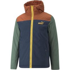 Kurtka męska Puma COLOURBLOCK PADDED. Niebieskie kurtki męskie Puma, m, bez wzorów, z puchu, z kapturem. Za 237.79 zł.