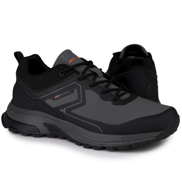 Buty męskie sportowe DK DAKAR. Czarne buty sportowe męskie DK, bez wzorów, bez zapięcia. Za 169.00 zł.