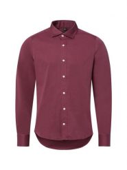 Finshley & Harding Koszula Mężczyźni Slim Fit Bawełna czerwony, M. Czerwone koszule męskie Finshley & Harding, m, bez wzorów, z bawełny, bez kołnierzyka, bez ramiączek. Za 169.95 zł.