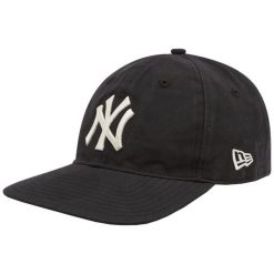 Czapka New Era Stretch Yankess New York 9Fifty, Dla obu płci. Czarne czapki damskie New Era, bez wzorów, z bawełny. Za 139.99 zł.
