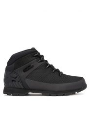 Timberland Trapery Euro Sprint TB1A1QHR0151 Czarny. Czarne buty zimowe męskie Timberland, bez wzorów, z materiału, bez obcasa, bez zapięcia. Za 579.99 zł.