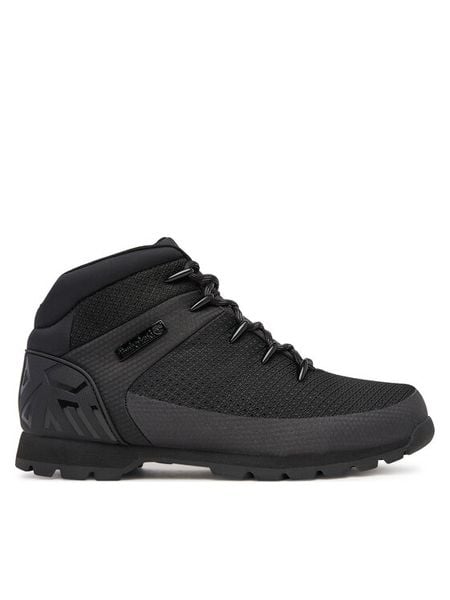 Timberland Trapery Euro Sprint TB1A1QHR0151 Czarny. Czarne buty zimowe męskie Timberland, bez wzorów, z materiału, bez obcasa, bez zapięcia. Za 579.99 zł.