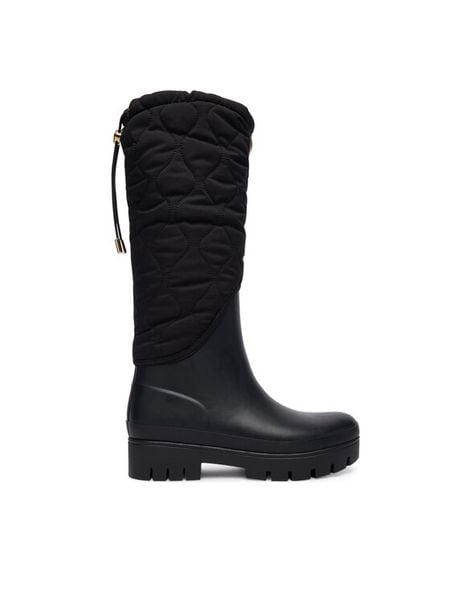 Barbour Kalosze Marnie LRF0117OL71 Czarny. Czarne kalosze damskie Barbour, bez wzorów, z gumy, bez zapięcia. Za 429.99 zł.