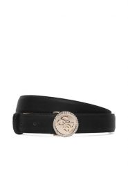 Guess Pasek Damski BW9494 P6425 Czarny. Czarne paski damskie Guess, z aplikacjami, ze skóry. Za 234.99 zł.