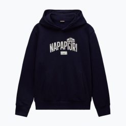 Bluza męska Napapijri B-Funes H. Niebieskie bluzy męskie Napapijri, m, bez wzorów, bez ramiączek, bez kaptura. Za 319.99 zł.