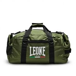 Torba sportowa Leone Training AC908. Zielone torby podróżne damskie LEONE 1947, bez wzorów, z materiału, na ramię, duże. Za 239.99 zł.