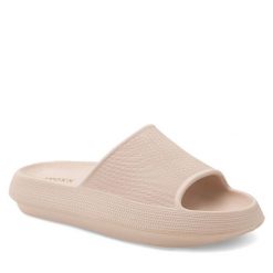 Klapki MEXX. Brązowe klapki damskie Mexx, bez wzorów, bez obcasa, bez zapięcia. Za 79.99 zł.