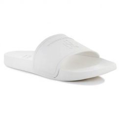 Klapki męskie Puma 38494401. Białe klapki męskie Puma, bez wzorów, z materiału, bez zapięcia. Za 262.00 zł.