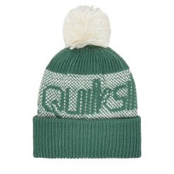 Czapka Quiksilver. Zielone czapki męskie Quiksilver, na zimę, bez wzorów. Za 69.99 zł.