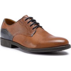Półbuty GEOX - U Jaylon E U82Y7E 00043 C6N4E Cognac/Blue. Buty wizytowe męskie marki Geox. Za 429.00 zł.