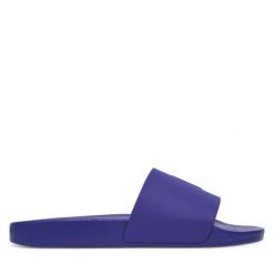 Klapki Polo Ralph Lauren. Niebieskie klapki męskie Polo Ralph Lauren, bez wzorów, bez zapięcia. Za 219.99 zł.