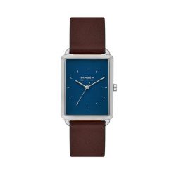 Zegarek Skagen. Brązowe zegarki męskie Skagen, bez wzorów. Za 779.99 zł.